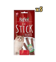 Biftekli Kuzulu Kedi Ödül Çubuğu 5 gr x 3 x 5 Adet (Renksiz)