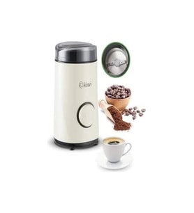 Kiwi 4812 Otomatik Kahve & Baharat Öğütücü Beyaz Beyaz