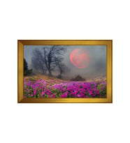 Manzara Temalı Kanvas Tablo 50 x 70 cm Gold Çerçeve