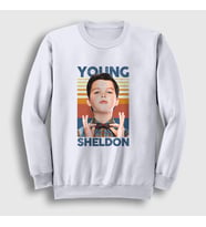 Presmono Unisex Beyaz Dizi Young Sheldon Cooper Sweatshirt 507961tt
