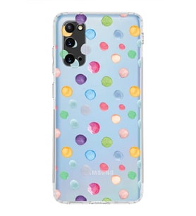 PrintiFy Samsung Galaxy S20 ile Uyumlu Water Color 6  Kamera Korumalı Şeffaf  Kılıf