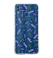 PrintiFy Huawei Honor 8X ile Uyumlu 1mm Slim Fit Water Color 3 Baskılı Şeffaf  Kılıf