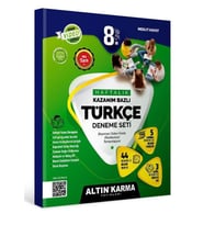 Altın Karma Yayınları 8. Sınıf Türkçe Haftalık Kazanım Bazlı Deneme Seti
