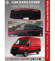 FORD TRANSİT V363 (2019-2023) MAKYAJLI Torpido Örtüsü Torpido Koruma Tam Uyum Kaymaz Kolay Montaj