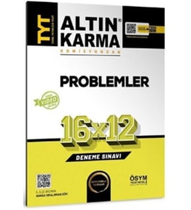 TYT Problemler 16 x 12 Deneme Altın Karma Yayınları