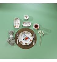 Schafer Spring 32 Parça Kahvaltı Takımı Bej Ekose