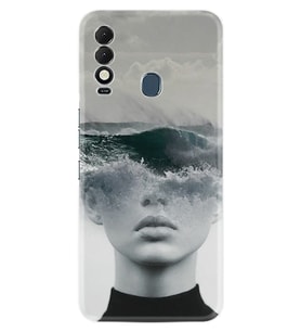 Spark 8T Kılıf Resimli Desenli Baskılı Silikon Mistic Woman 1361