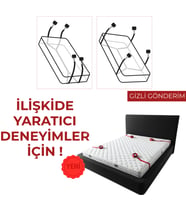 Fantezi Yatak Kelepçe ve Maske Seti – Bağlamalı Cinsel Oyun