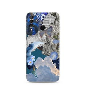 Huawei P30 Lite Uyumlu Baskılı Yumuşak Silikon Şeffaf Telefon Kılıfı