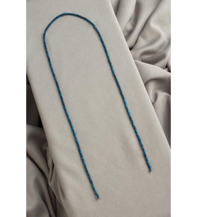 Hematit Doğal Taş Mat Mavi Küp Kesim 1x1mm Dizi [AA]