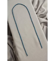 Hematit Doğal Taş Mat Mavi Küp Kesim 1x1mm Dizi [AA]