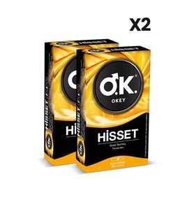Okey Hisset Prezervatif 10'lu x2 Adet