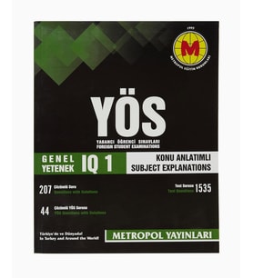 Yös Genel Yetenek Iq-1 Konu Anlatımlı (Krem)