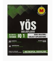 Yös Genel Yetenek Iq-1 Konu Anlatımlı (Krem)
