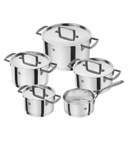 Zwilling Bellasera Black Paslanmaz Çelik Tencere Seti 5 Parça Siyah