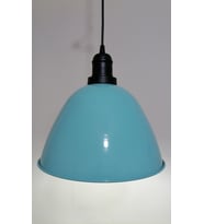 RİOLİGHT RETRO TURKUAZ İÇİ BEYAZ TEKLİ SARKIT ÇAP: 28CM (Siyah)