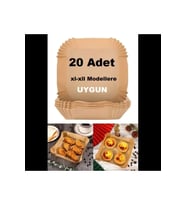 Büyük Boy Airfryer Pişirme Kağıdı 20 Adet