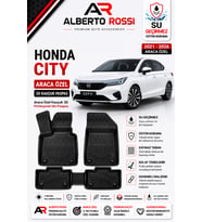 HONDA CİTY 2021 - 2026 Araca Özel Kauçuk 3D Profesyonel Oto Paspası