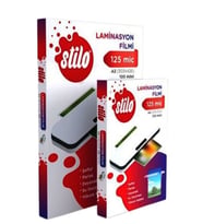 Stilo Laminasyon Film A4 125Mic 100Lü PVC Kaplama Kağıdı