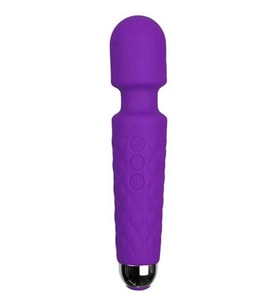 Female Wand Massager Şarjlı Vibratör - Mor