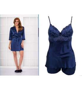 Pierre Cardin Lacivert Sabahlikli Sort Takim (Urun 3 parcadir 1010+415)