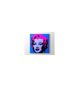 DBSanatevi Andy Warhol - Marilyn In Blue Tablo 50 X 50 Cm
