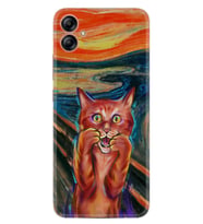 Samsung Galaxy A05 Kılıf Silikon Desen Özel Seri Tablo Cat 1788