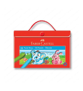 Faber Karton Çantalı Pastel Boya 18’Li