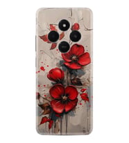 Xiaomi 14C Kılıf Boutique Baskılı Resimli Kırmızı Çiçek Pcode -098