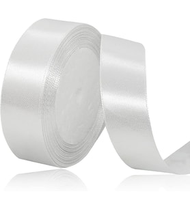 Benim Marifetlerim Beyaz Saten Kurdele 3 cm 10 metre