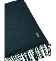 Kalın Kışlık Paşmina Şal 75x190 cm (Siyah)