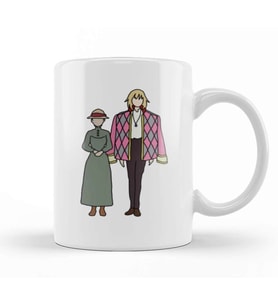 Howl's Moving Castle 04 Kupa Bardak Porselen