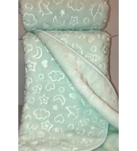 Embos Peluş Bebek Battaniyesi 100x120 Cm