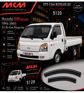 Hyundai H100 Kamyonet (1996-2004) 2'li Ön Mugen Cam Rüzgarlığı
