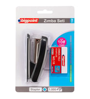 Bigpoint Zımba Makinesi Seti No:10 Siyah