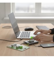 Usb Ile Şarj Olabilen 2 Li 1450 Mah Lityum Kalın Şarjlı Kalem Pil ( Lisinya )