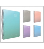 Kc 17x24 96 Yaprak Kareli Sert Kapak Spiralli The Notebook Defter (1 Adet