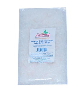 Granül Doğal Beyaz Himalaya Tuzu Tane Çakıl Öğütülmemiş Tuz 500GR