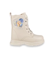 Trendyshose 2160 Kız Çocuk Postal İçi Polarli Soğuk Geçirmez Bot (Bej)