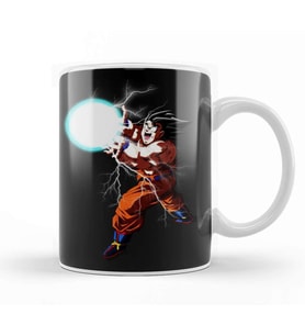 Goku Kamehameha Kupa Bardak Porselen