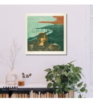 Kare Kanvas Tablo Ünlü Eserler Munch Woman’s Head against the Shore