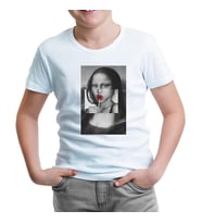 Mona Lisa - Sugar Beyaz Çocuk Tshirt