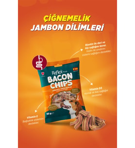 Bacon Chips / Çiğnemelik Jambon Dilimleri Yetişkin Köpek Ödül Maması