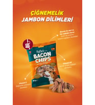 Bacon Chips / Çiğnemelik Jambon Dilimleri Yetişkin Köpek Ödül Maması