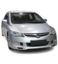 Honda Civic Fd6 (2006-2009) Makyajsız Kasa için Makyajlı Ön Tampon Ek (Plastik)
