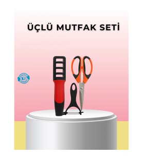 Mey İthalat® Çok Fonksiyonlu Mutfak Makas Seti –Pratik Mutfak Yardımcısı