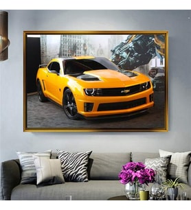Altın Çerçeveli dekoratif tablo a427 (Gold)