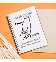 Babalar Günü Tasarımlı Defter Kişiye Özel
