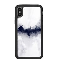 iPhone X Beyaz Batman Tasarımlı Glossy Telefon Kılıfı