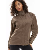 Nike Fast Repel Dri Fit Running Loose Fit Jacket Kadın Bol Kesim Dokuma Spor Ceket Sütlü Kahve
